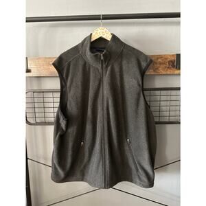 Croft & Barrow Fleece Gray Vest | Size XXL